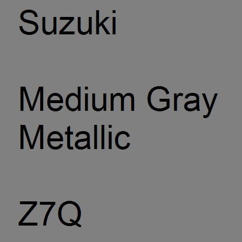 Suzuki, Medium Gray Metallic, Z7Q.